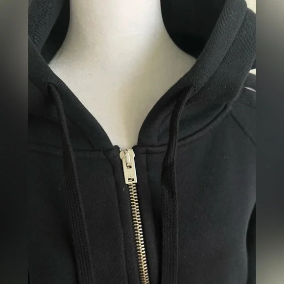 IRO 100% COTTON Black oversized Hoodie Jacket - Picture 16 of 16